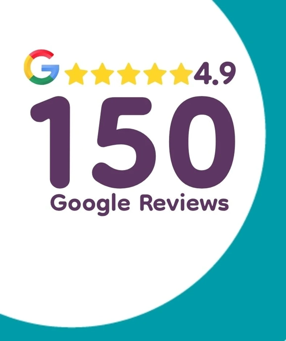 Celebrating 150 Google Reviews at 4.9 Stars—Thank You for a Decade of Support!